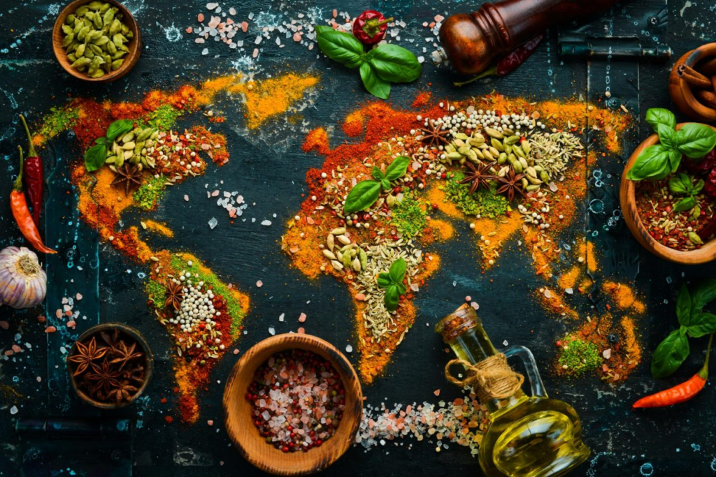 The Evolution and Fusion of Global Cuisines